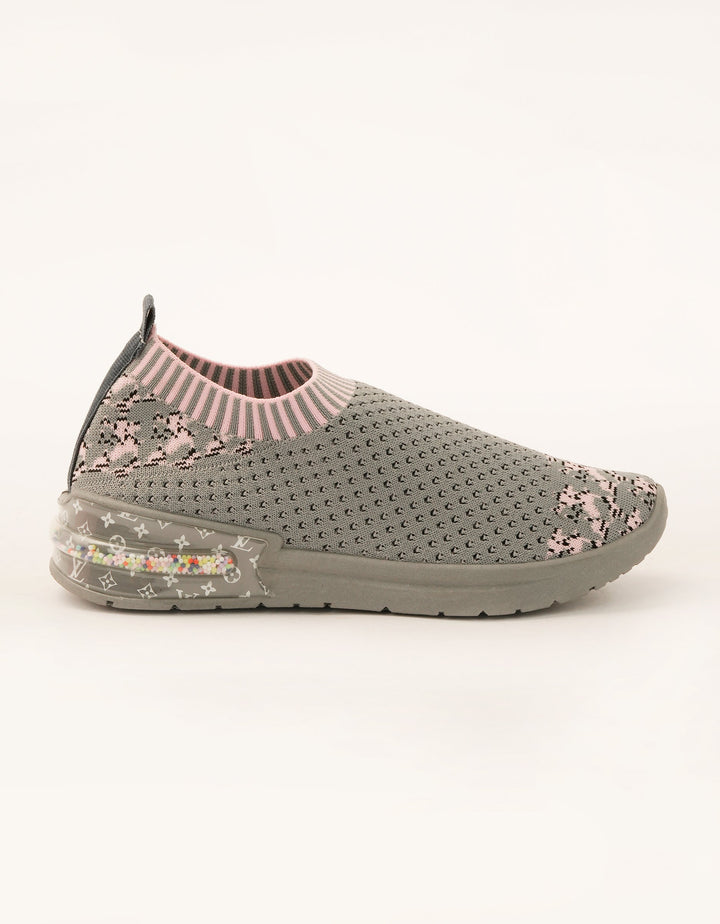 Floral Mesh Walking Sneakers - Foorzy
