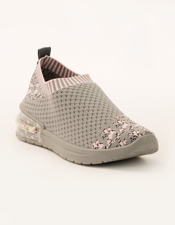 Floral Mesh Walking Sneakers - Foorzy