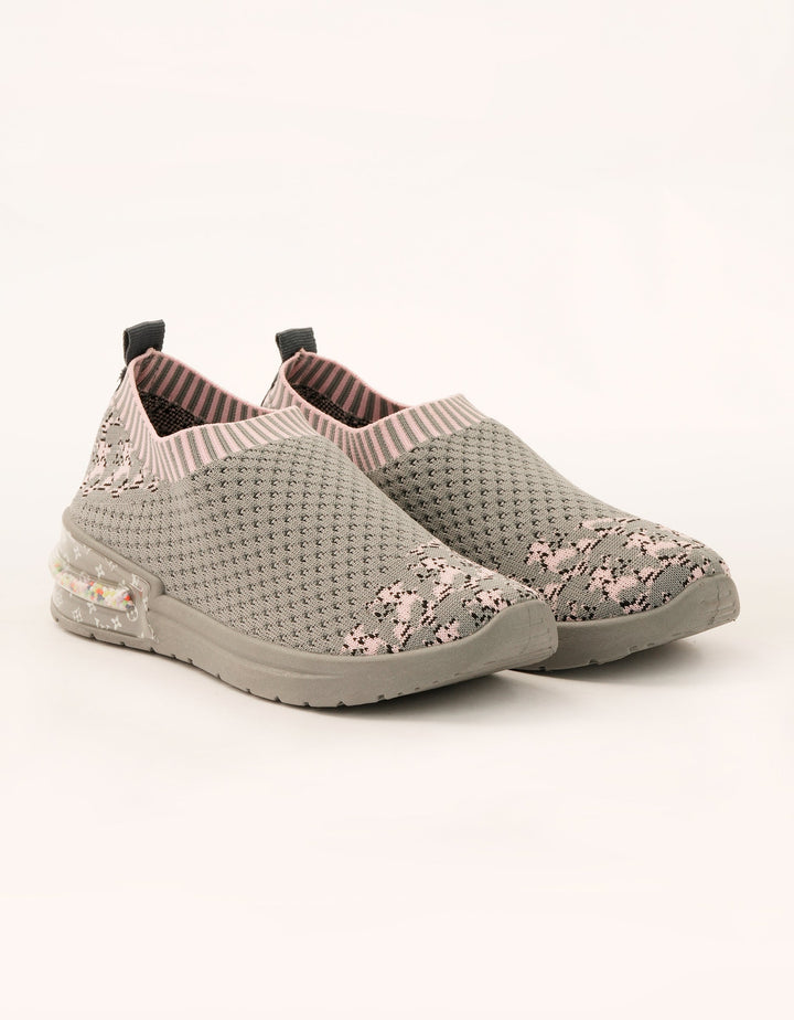 Floral Mesh Walking Sneakers - Foorzy