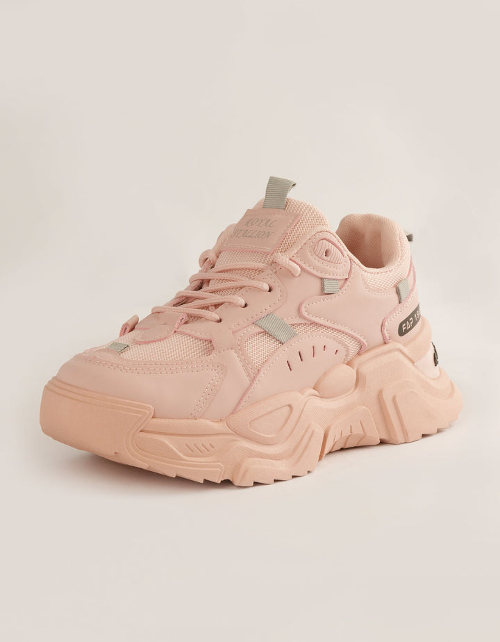 Pink Panache Chunky Sneakers - Foorzy