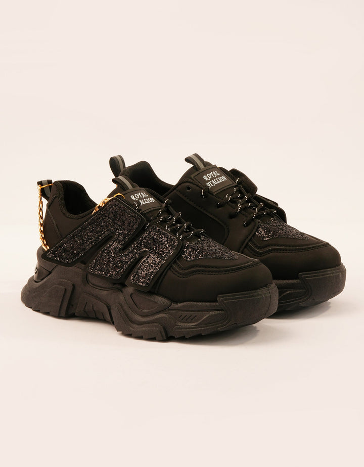 Glam Grip Chain Chunky Sneakers - Foorzy