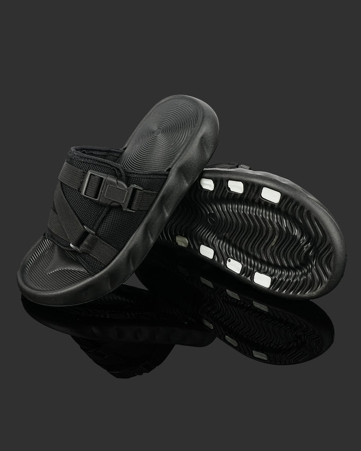 SLIPPER-B-0103-BLACK - Foorzy