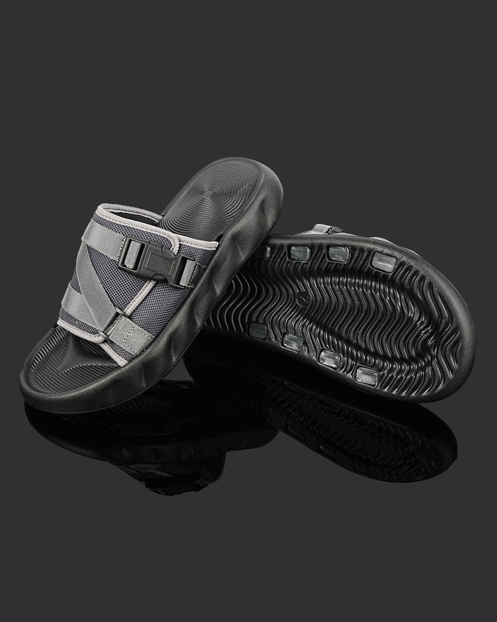 SLIPPER-B-0103-BLK-GRAY - Foorzy