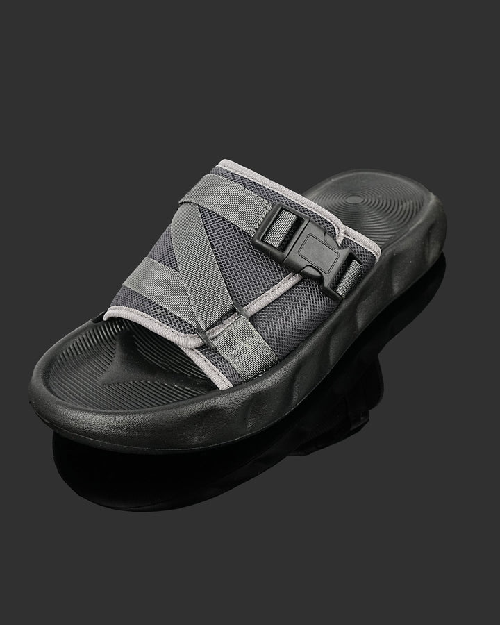 SLIPPER-B-0103-BLK-GRAY - Foorzy