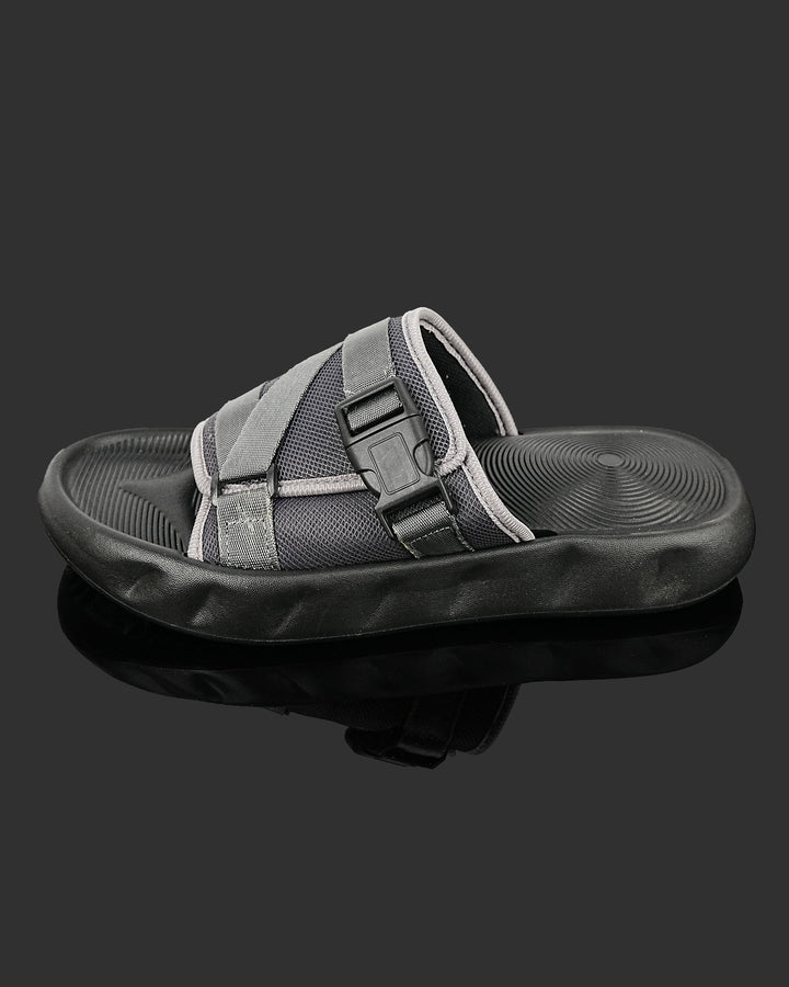 SLIPPER-B-0103-BLK-GRAY - Foorzy