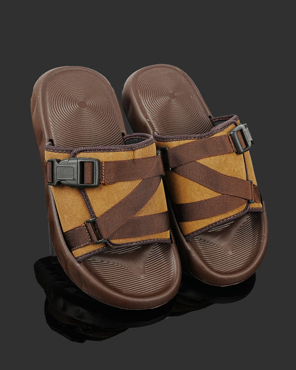 SLIPPER-B-0103-BROWN - Foorzy