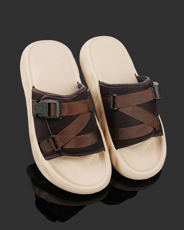 SLIPPER-B-0103-CML-BRN - Foorzy