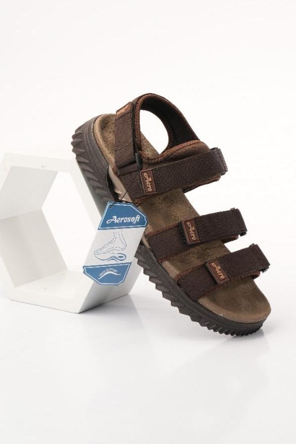 MEN-SANDAL-FS-0012-BROWN - Foorzy