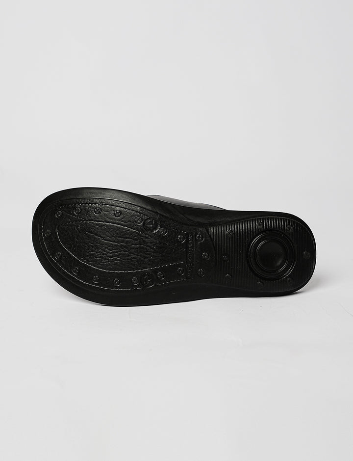 MEN SLIPPER MP-4107 BLACK - Foorzy