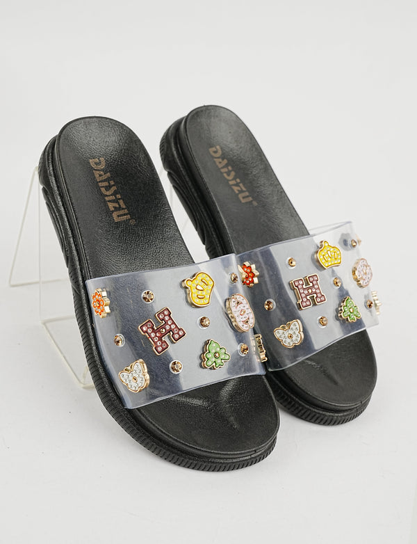 SLIPPER-JTJ-2028-BLACK - Foorzy