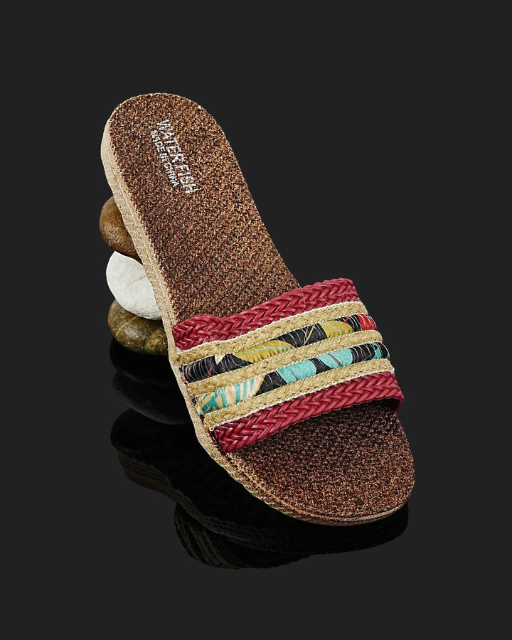 SLIPPER-LD-0219-MAHROON
