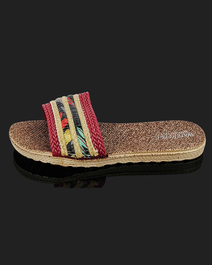 SLIPPER-LD-0219-MAHROON
