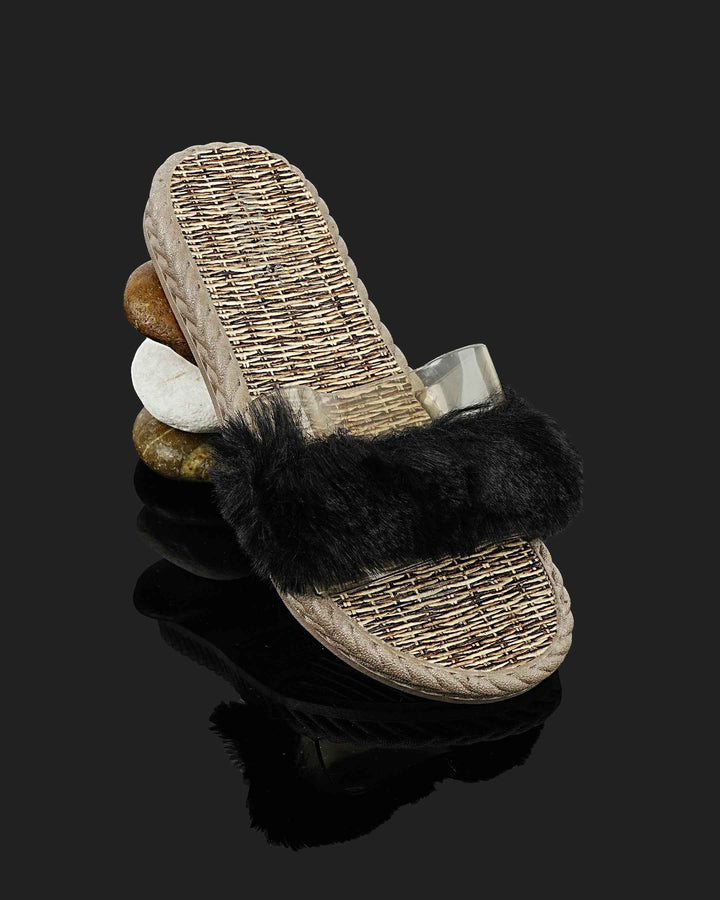 SLIPPER-LD-20214-BLACK