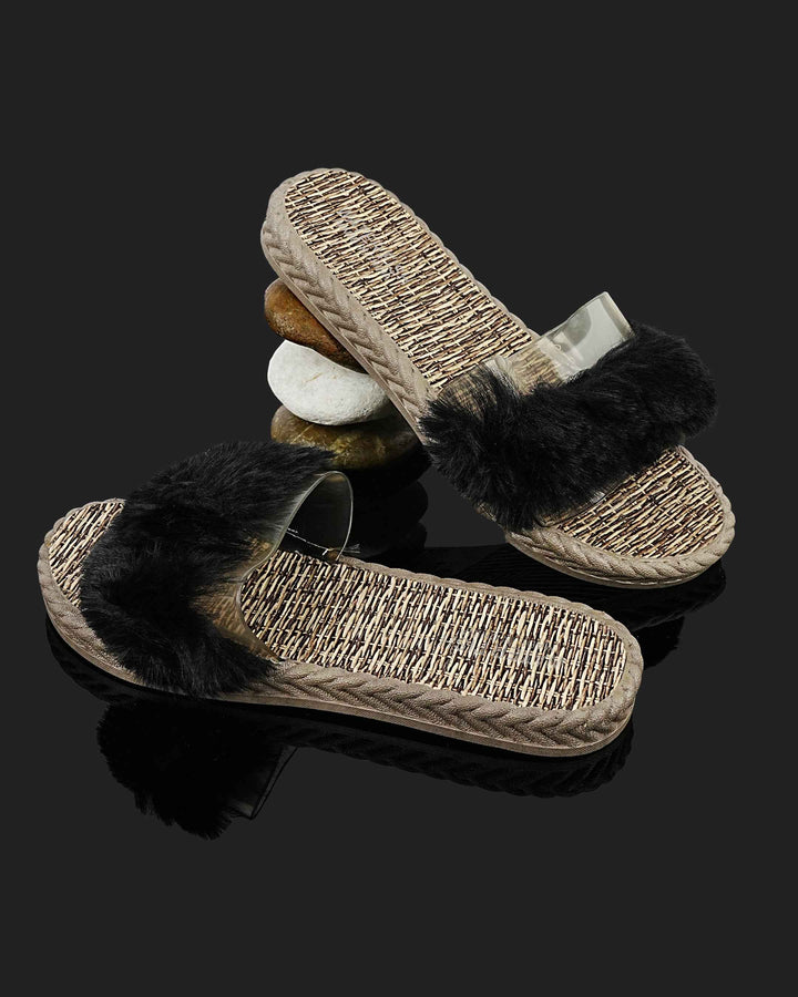 SLIPPER-LD-20214-BLACK
