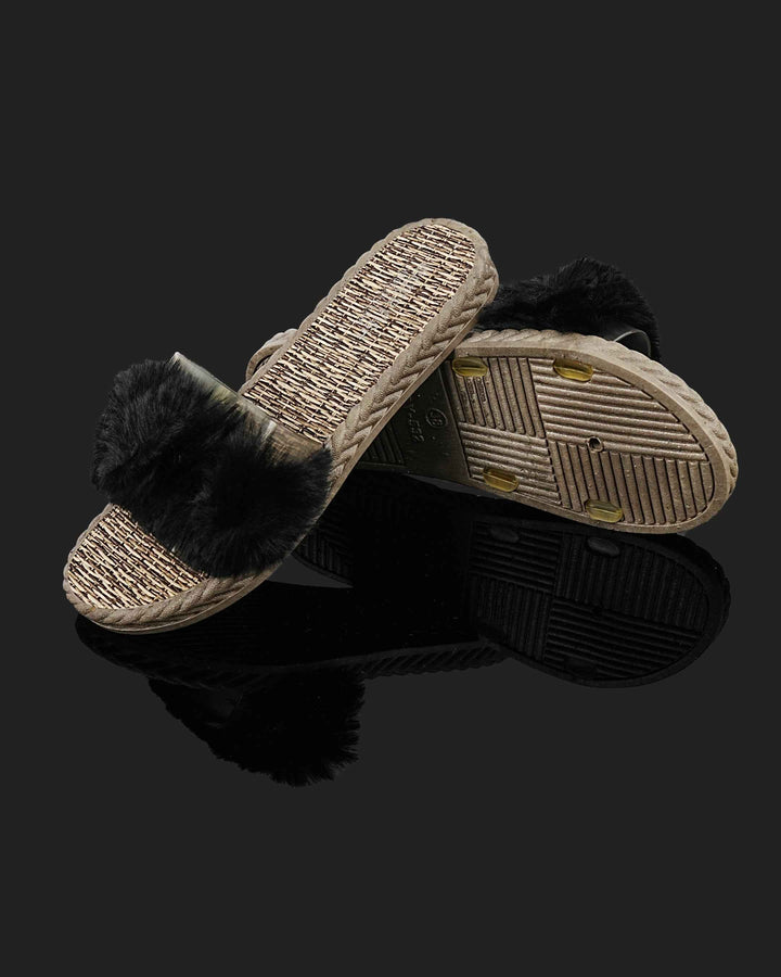 SLIPPER-LD-20214-BLACK