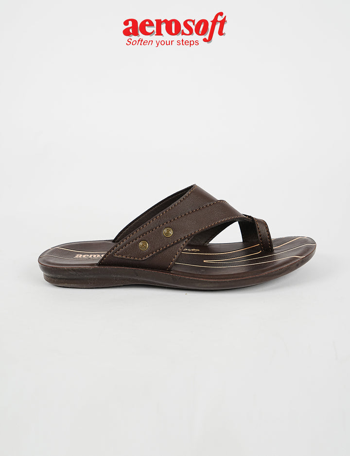 MEN SLIPPER MP-3304 BROWN - Foorzy