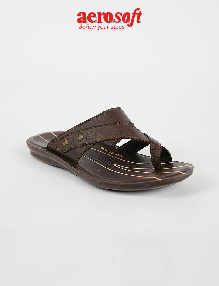 MEN SLIPPER MP-3304 BROWN - Foorzy
