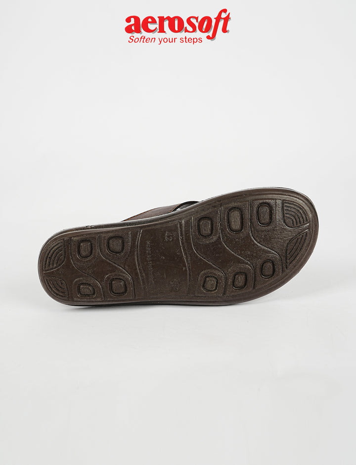 MEN SLIPPER MP-3304 BROWN - Foorzy