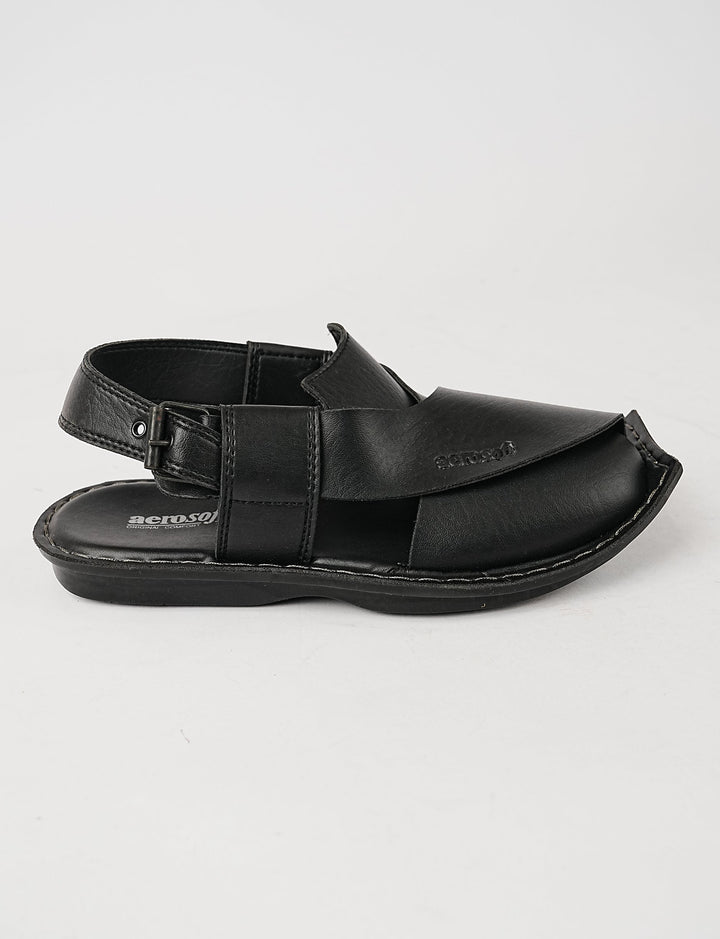AEROSOFT SANDAL-MP-5001 BLACK - Foorzy
