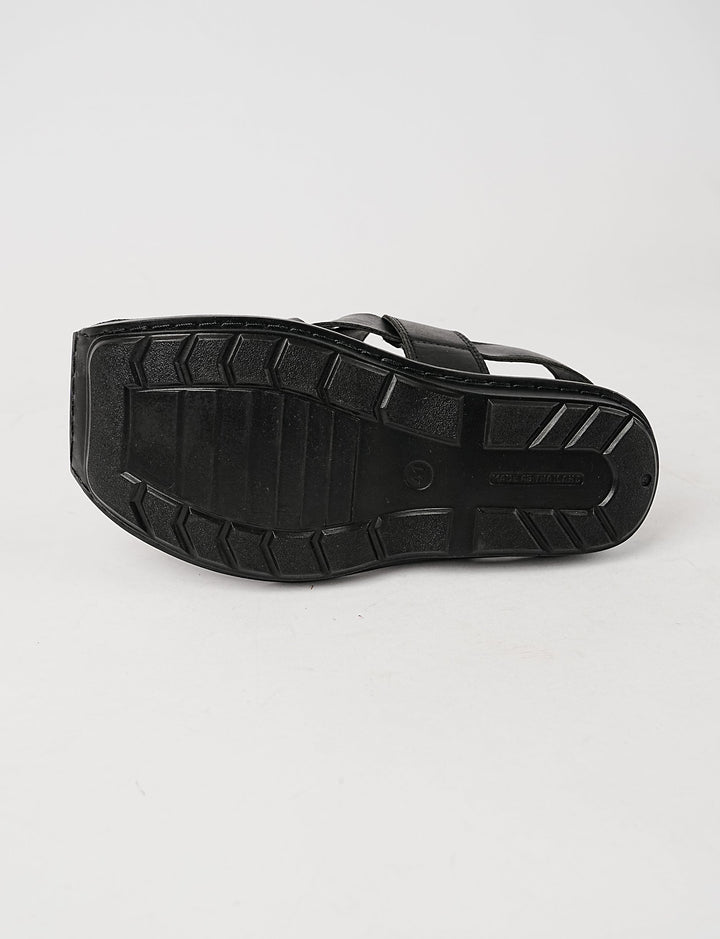 AEROSOFT SANDAL-MP-5001 BLACK - Foorzy