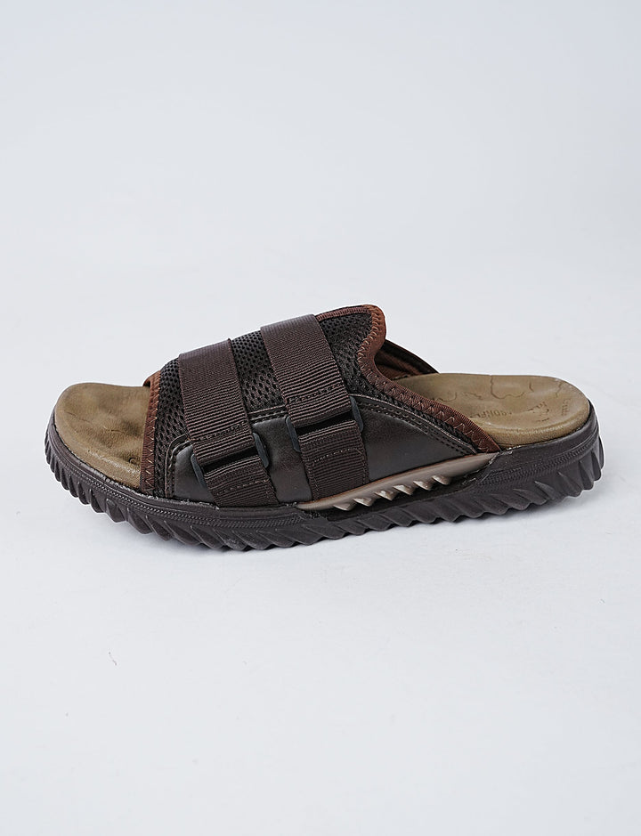 MEN SLIPPER-FS-0017-BROWN - Foorzy