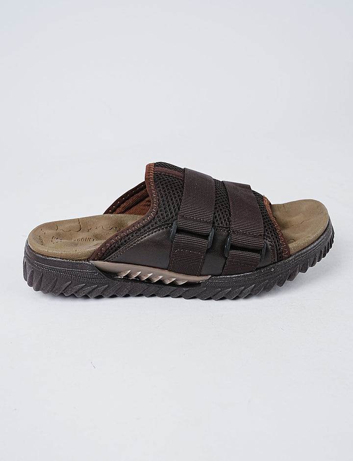 MEN SLIPPER-FS-0017-BROWN - Foorzy
