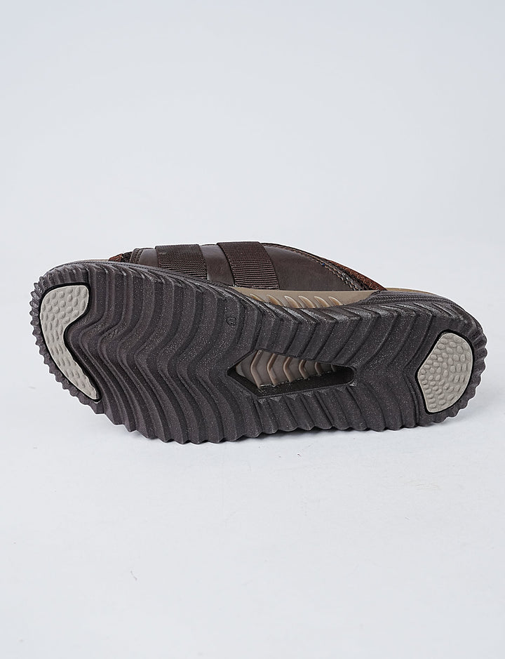 MEN SLIPPER-FS-0017-BROWN - Foorzy