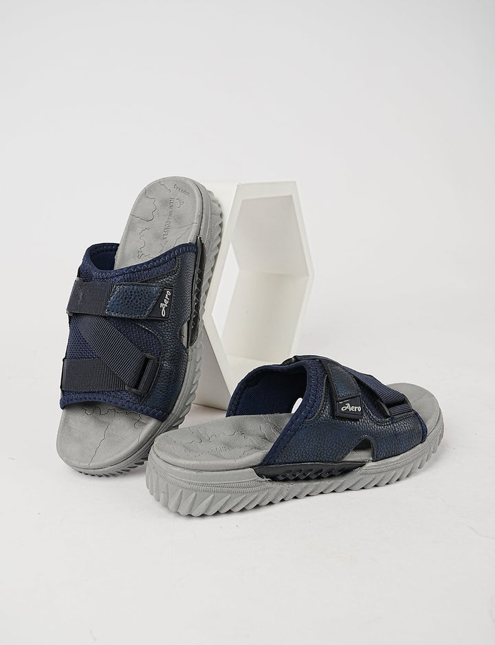 MEN SLIPPER-FS-0018-GREY/BLUE - Foorzy