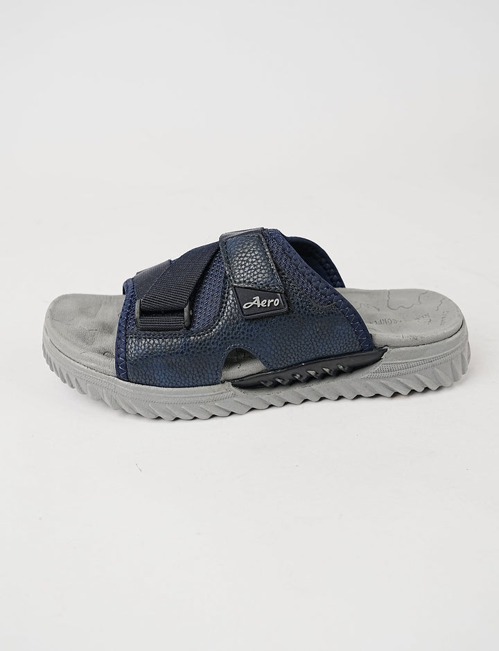 MEN SLIPPER-FS-0018-GREY/BLUE - Foorzy