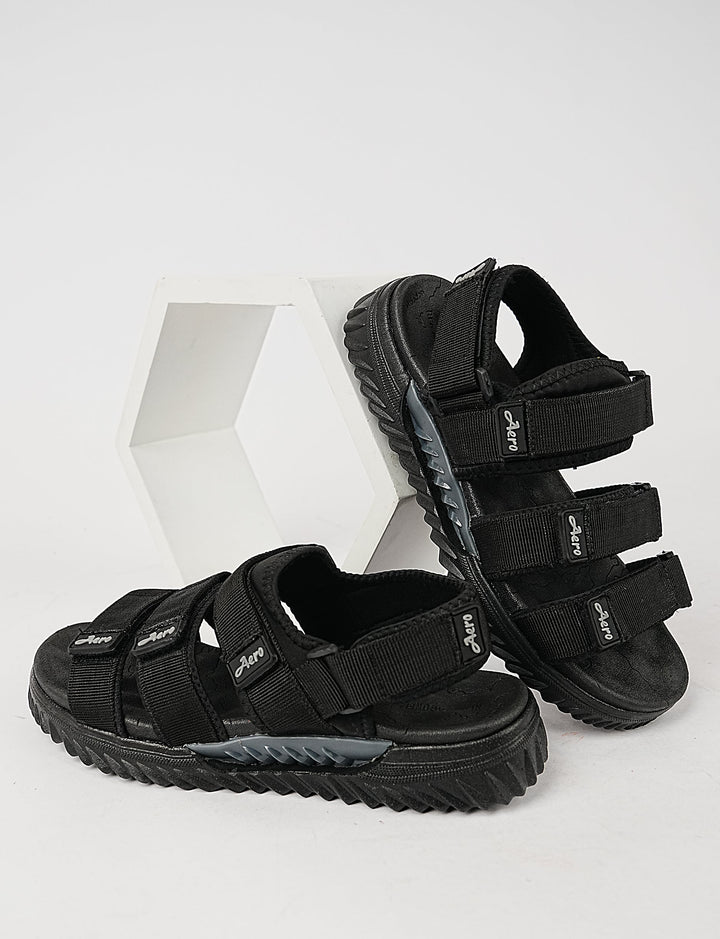 MEN-SANDAL-FS-0012-BLACK - Foorzy