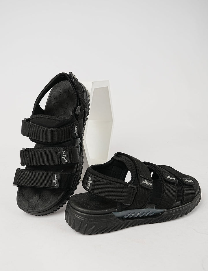 MEN-SANDAL-FS-0012-BLACK - Foorzy
