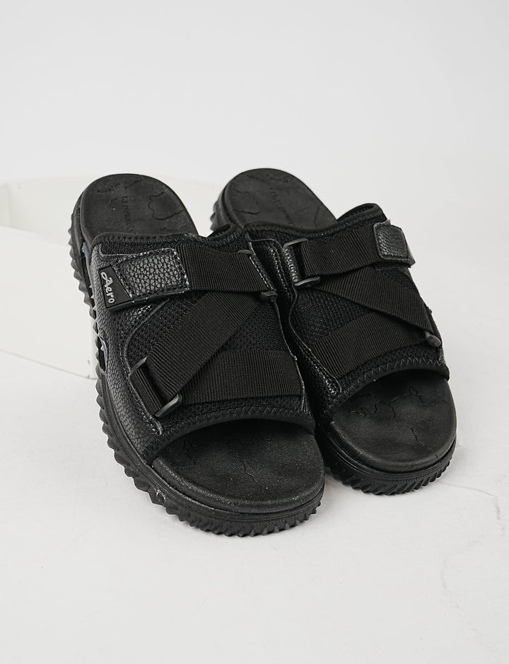 MEN SLIPPER-FS-0018-BLACK - Foorzy
