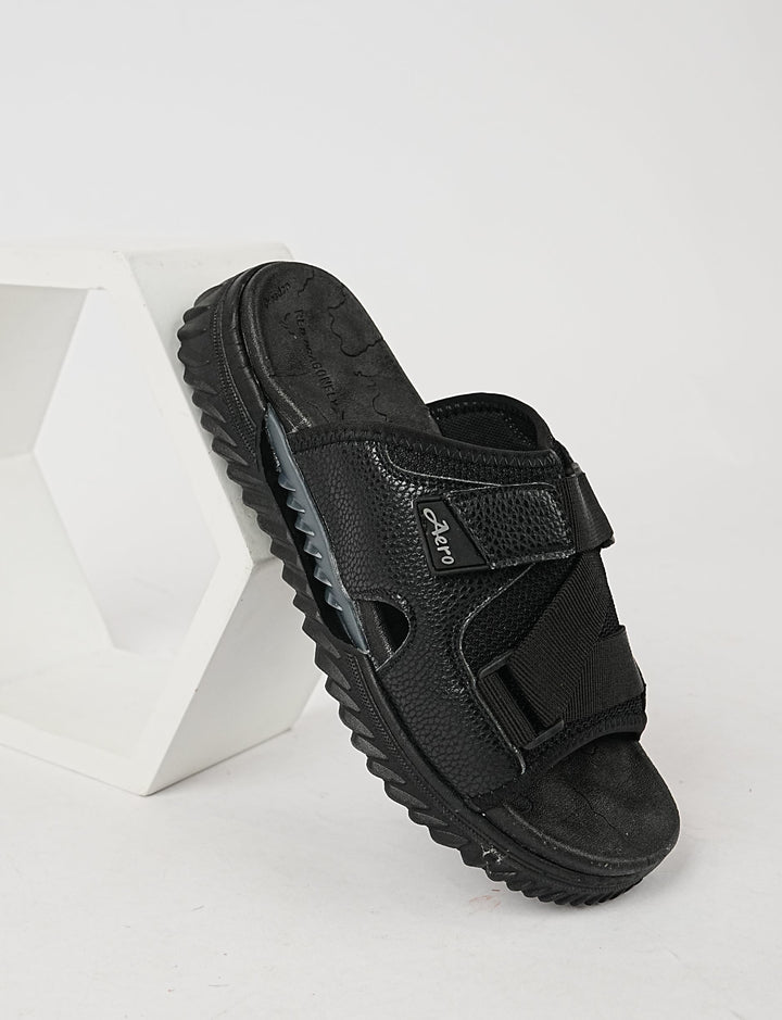 MEN SLIPPER-FS-0018-BLACK - Foorzy
