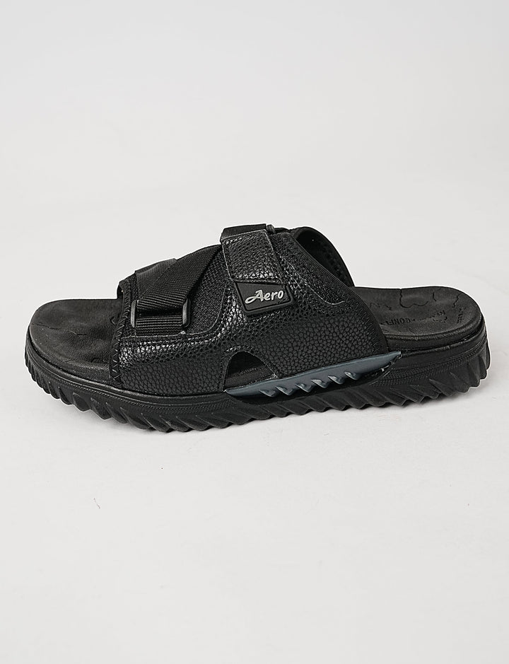 MEN SLIPPER-FS-0018-BLACK - Foorzy