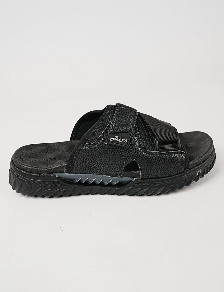 MEN SLIPPER-FS-0018-BLACK - Foorzy