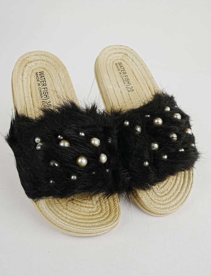 SLIPPER-ST-8281-BLACK - Foorzy