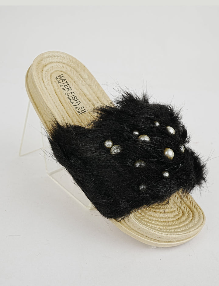 SLIPPER-ST-8281-BLACK - Foorzy