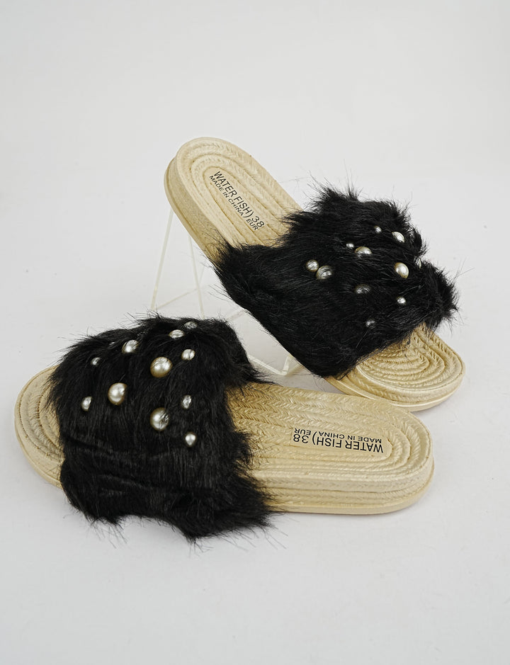 SLIPPER-ST-8281-BLACK - Foorzy
