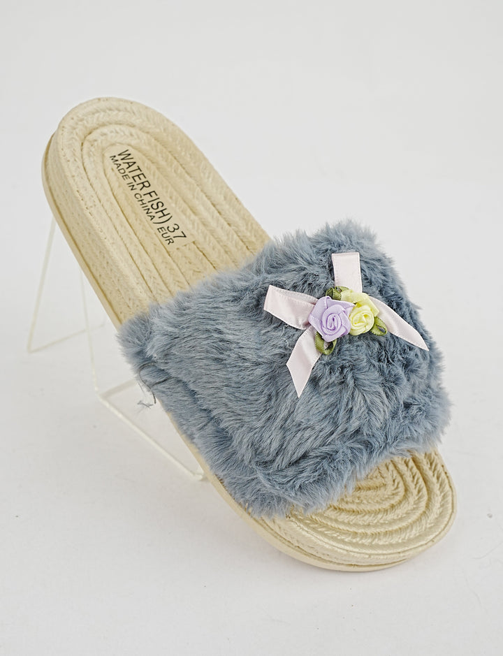 SLIPPER-ST-8284-BLUE - Foorzy