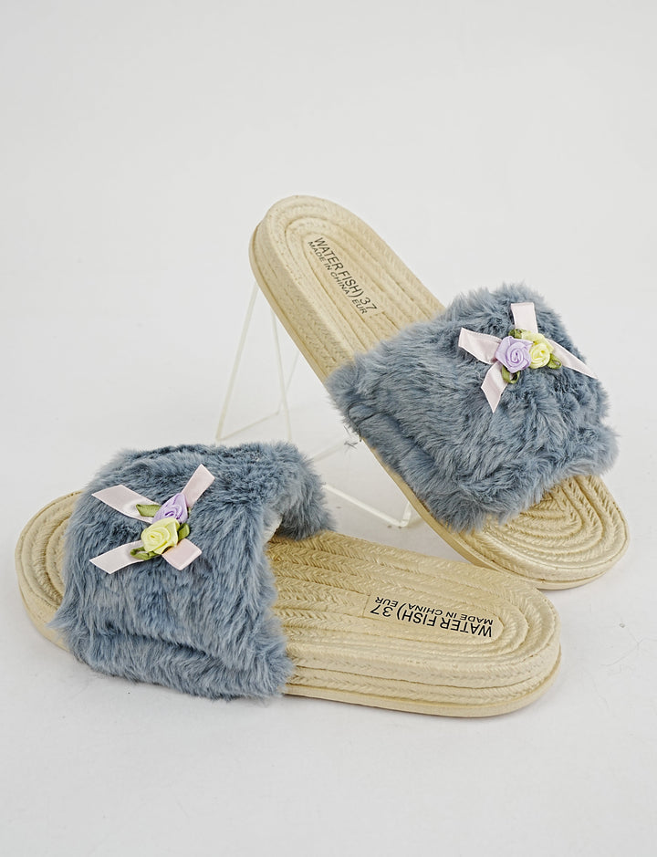 SLIPPER-ST-8284-BLUE - Foorzy