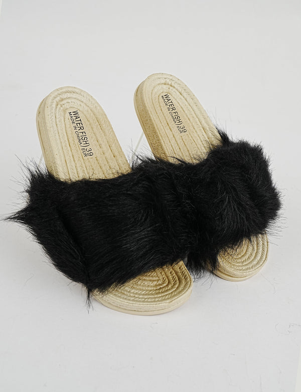 SLIPPER-ST-8286-BLACK - Foorzy