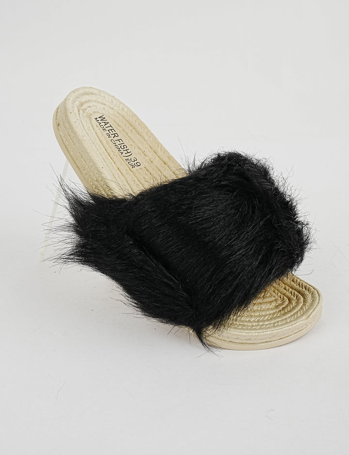SLIPPER-ST-8286-BLACK - Foorzy