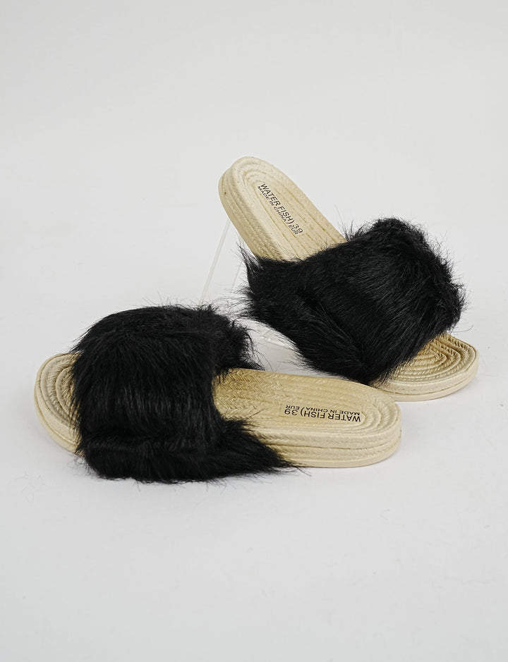 SLIPPER-ST-8286-BLACK - Foorzy