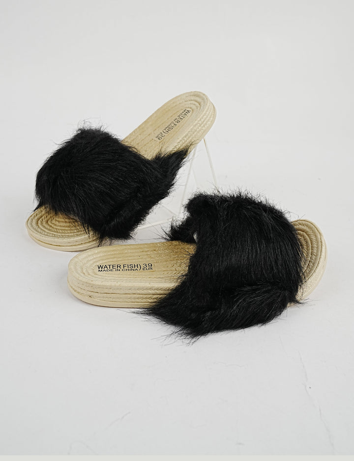 SLIPPER-ST-8286-BLACK - Foorzy