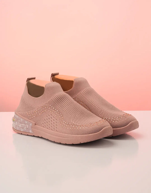 Rosy Twinkle Slip-On Sneakers