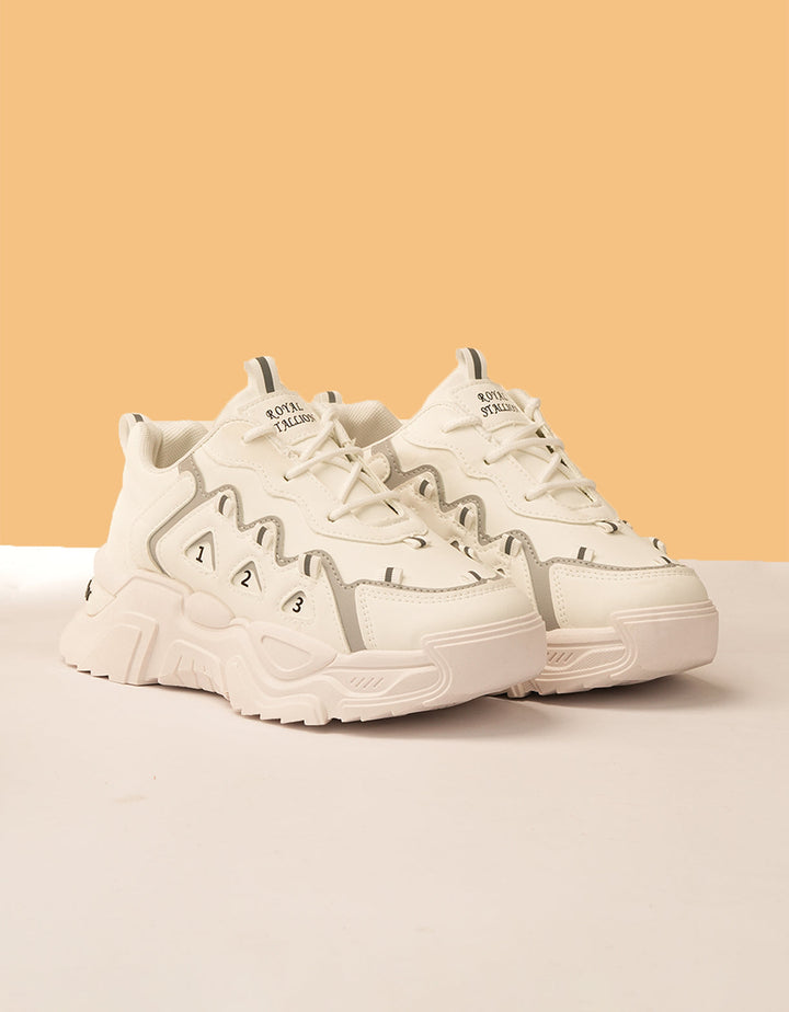 Glacial Whisper White Sneakers - Foorzy
