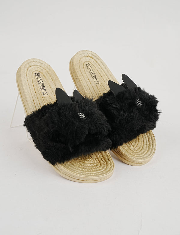 SLIPPER-ST-8285-BLACK - Foorzy