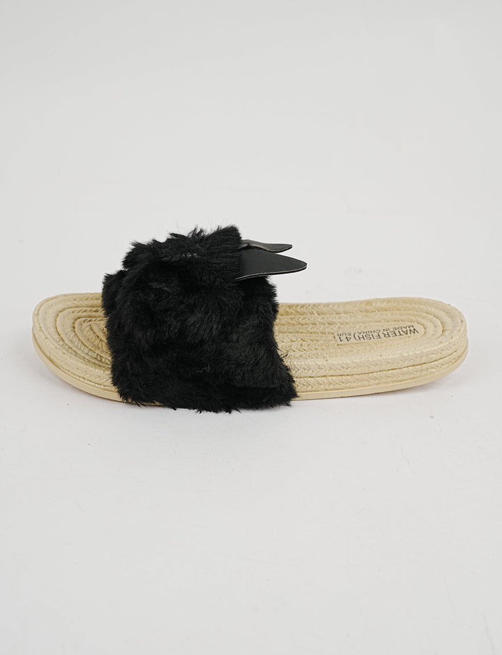 SLIPPER-ST-8285-BLACK - Foorzy