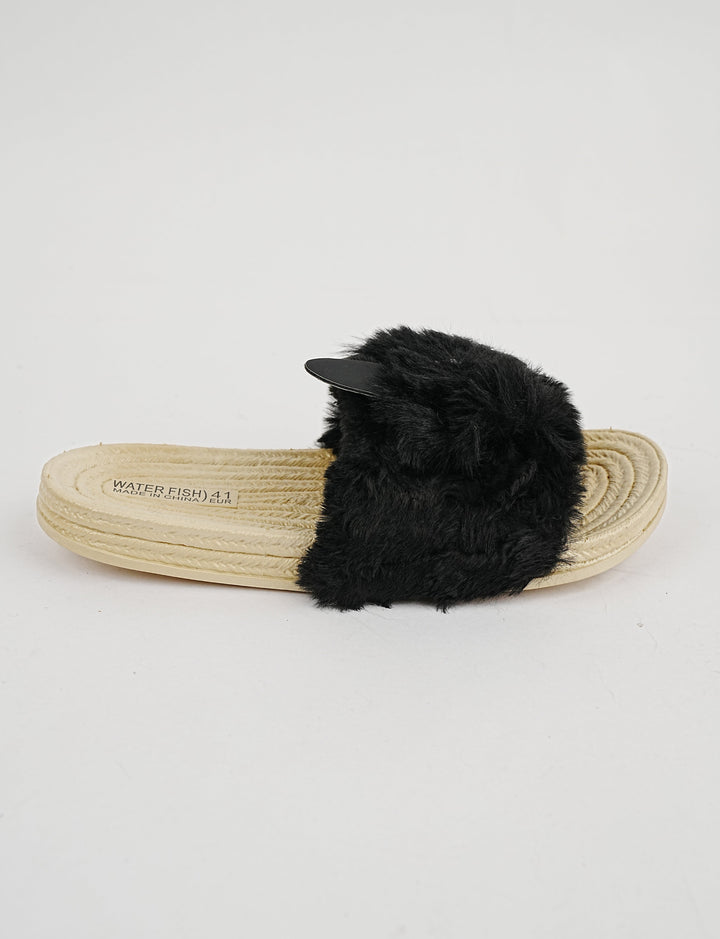 SLIPPER-ST-8285-BLACK - Foorzy
