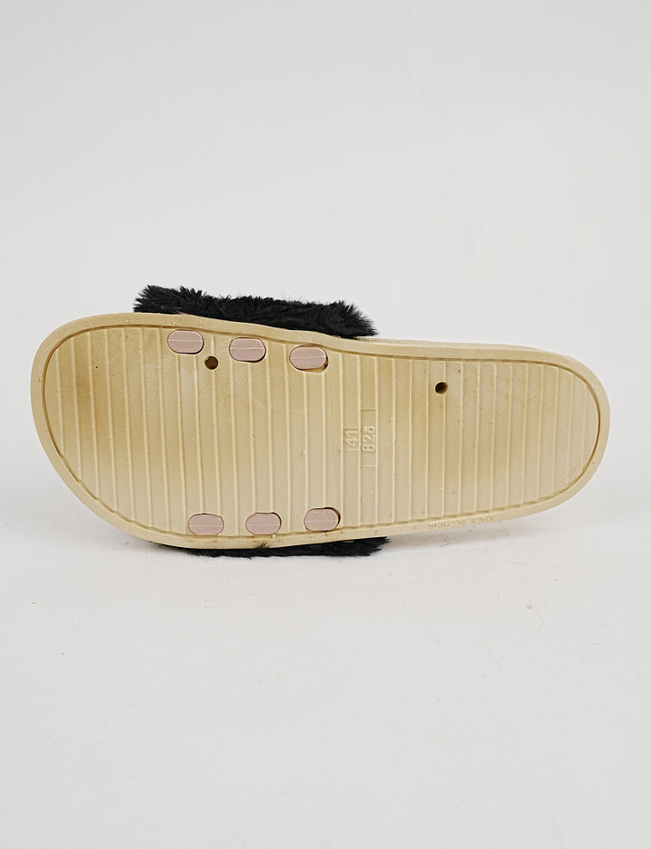 SLIPPER-ST-8285-BLACK - Foorzy